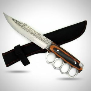 Faca do Daryl Dixon TWD Walkiong Dead Pesca Camping Caça Protetor de Mão Aço Inox Com Bainha