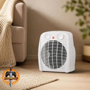 Aquecedor Elétrico 2 em 1 Kian Branco 1800W AQ100