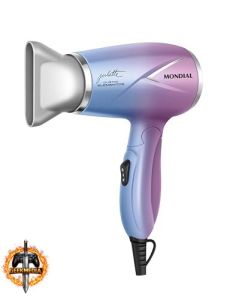 Secador de Cabelo Mondial By Juliette 1200W Azul/Rosa Bivolt