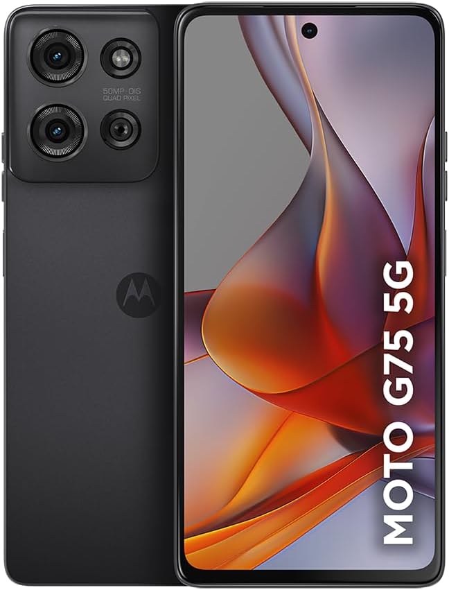 Smartphone Motorola Moto g75 5G - 256GB 16GB (8GB RAM+8GB Ram Boost) e 50MP Sony Lytia 600 Camera Moto AI Ultrarresistencia militar