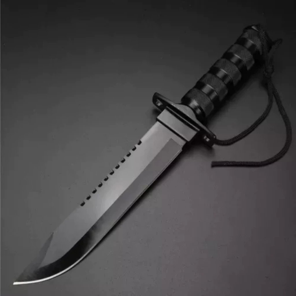 Faca Tática Combate Militar (Parece a faca do Rambo)