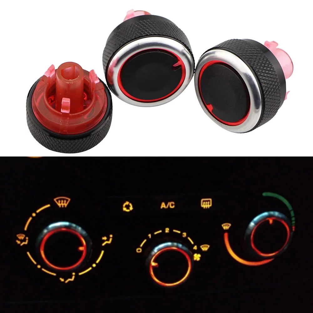 Botões modernos para ar-condicionado Peugeot 307