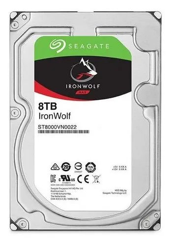 HD Seagate Ironwolf 8TB