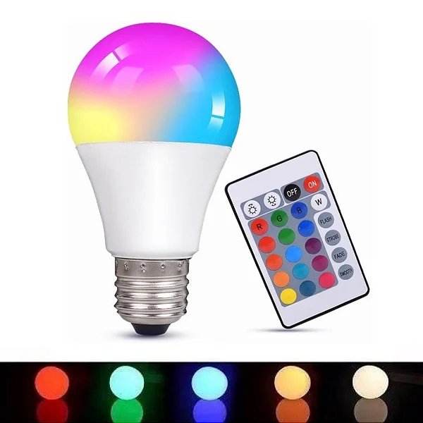 Lâmpadas RGB de Led