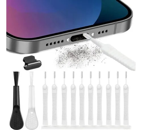 Escovas para limpeza de conector USB (Limpe a USB de seu celular)