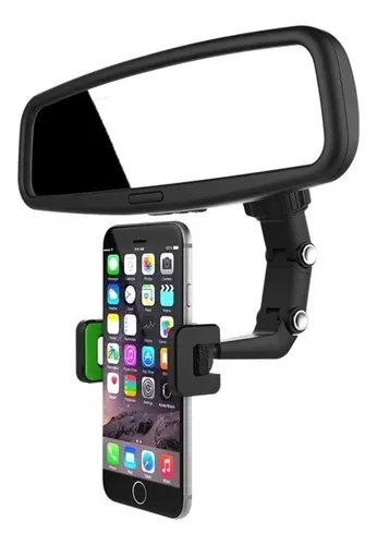 Suporte de celular para retrovisor interno de carro