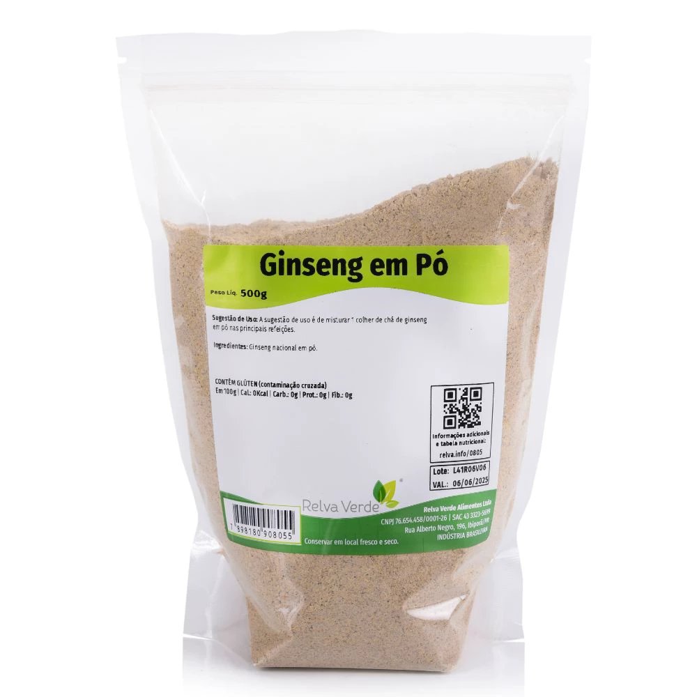 Ginseng Coreano em pó
