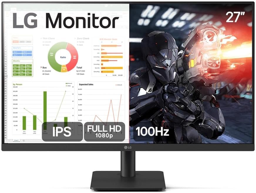 Monitor PC Gamer LG 27” 27MS500 IPS 100Hz Full HD HDMI
