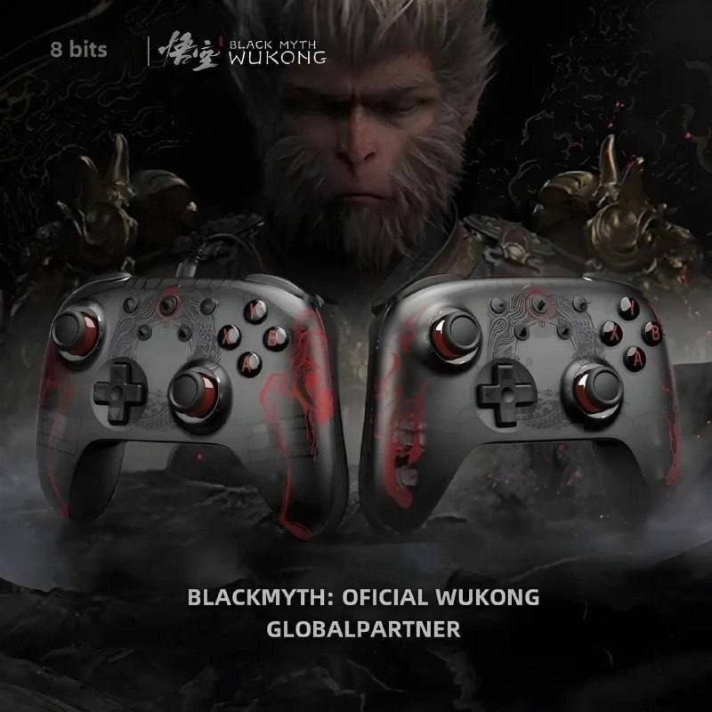 Controle Sem Fio 8BitDo Ultimate 2C Hall Effect, Black Myth: Wukong (Wireless)