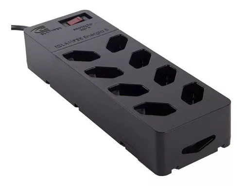 Filtro de Linha com Protetor de Surto DPS iCLAMPER Energia 8