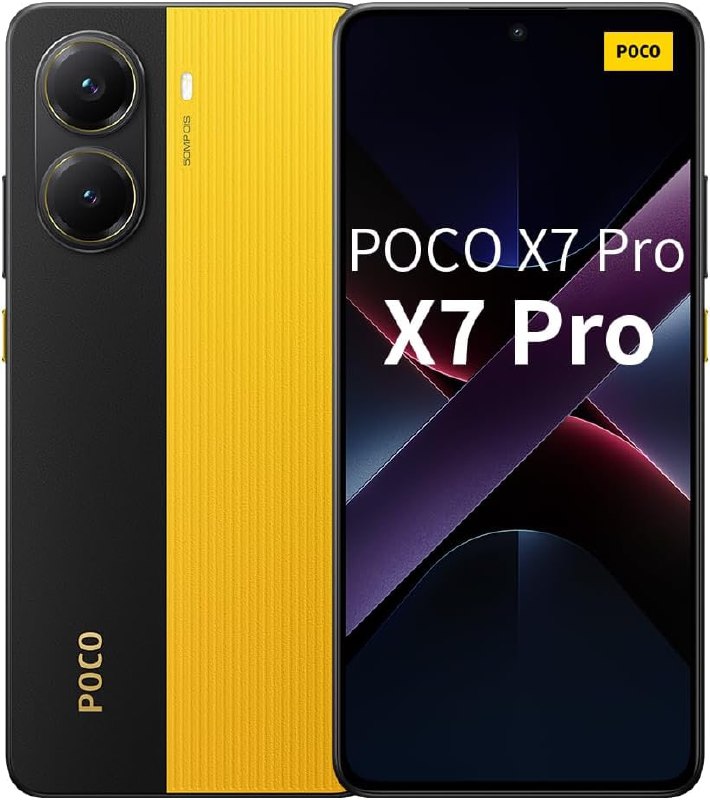 Smartphone Xiaomi Poco X7 Pro 5G Yellow (Amarelo) 12GB RAM 512GB ROM