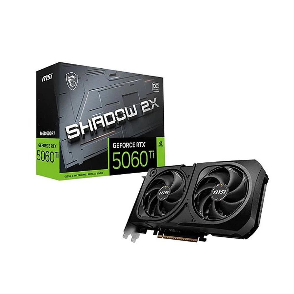 Placa de Video NVIDIA MSI RTX5060 TI 16g