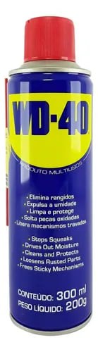 Wd 40 Desengipante Lubrificante Multiuso Spray 300ml - O VERDADEIRO