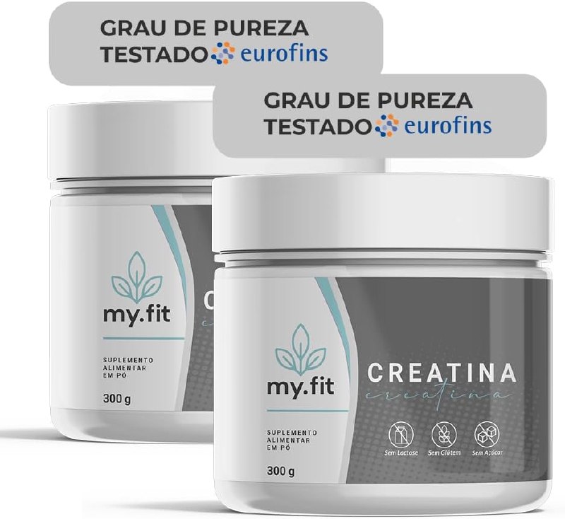 Kit 2x Creatina 100% Pura - Monohidratada, Laudo de Pureza Disponível