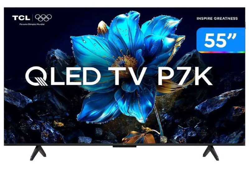 TV TCL Qled 55 Pol P7K 4K UHD Google tv