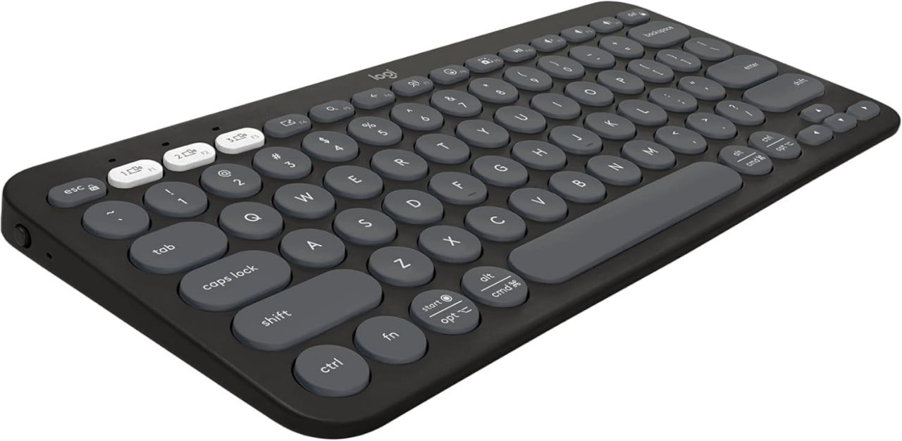 Teclado sem fio Logitech Pebble Keys 2 K380s