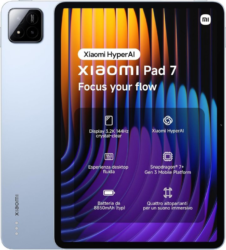 Xiaomi Pad 7 Tablet de 11,2 Pol 3,2K (Snapdragon 7+ Gen 3, 8 GB RAM, 128 GB ROM