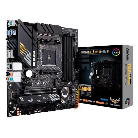 Placa-Mãe ASUS TUF Gaming B550M-Plus, AMD AM4, mATX, DDR4