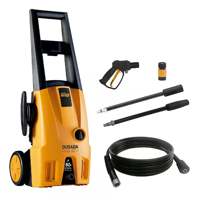 Lavadora de Alta Pressão WAP Ousada Plus 2200 1500W de Potência 1750 PSI