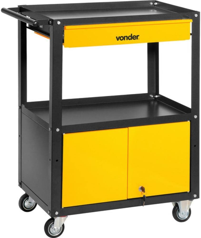 Carrinho para Ferramentas, Desmontável, Semifechado, com 1 Gaveta, Vonder VDO2631