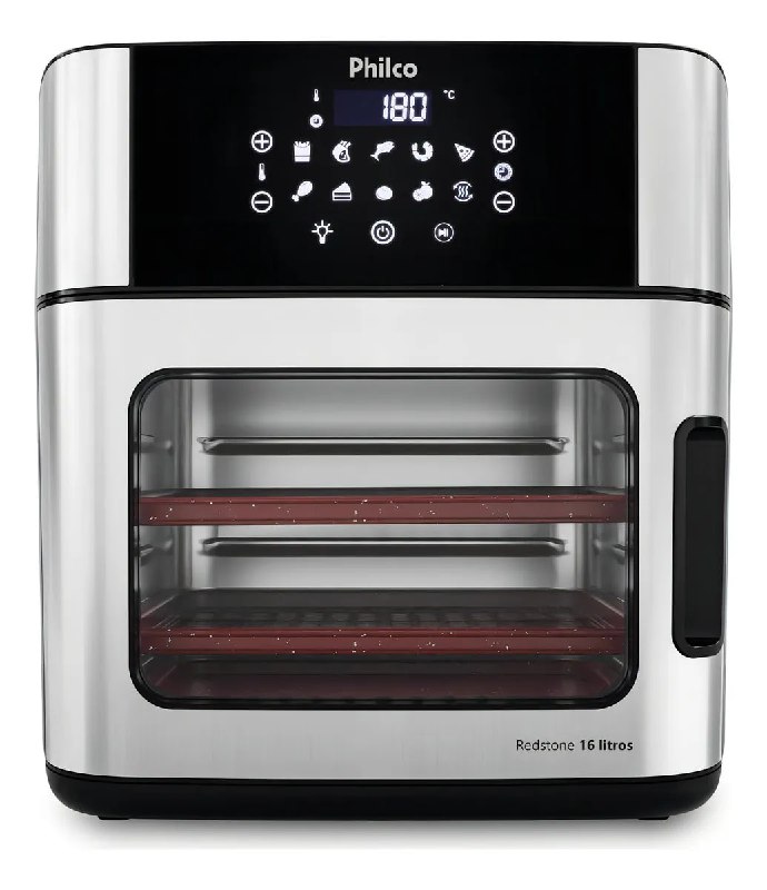 Fritadeira Air Fryer Philco PAF16A 4 Em 1 Painel Digital 16l