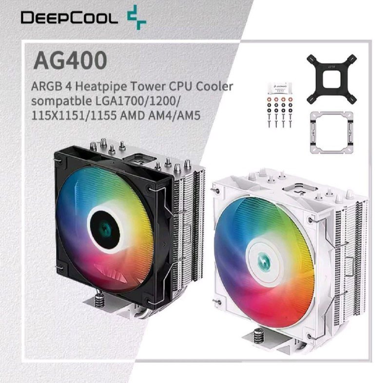 CPU Cooler DeepCool AG400 ARGB