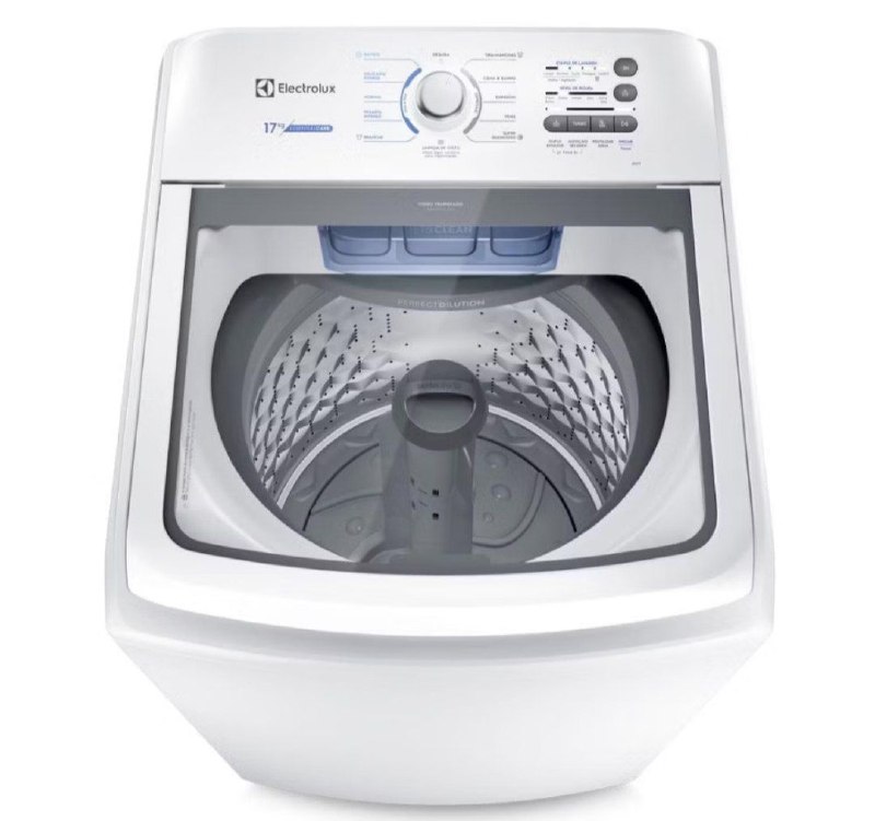Máquina Electrolux 17kg Cesto Inox