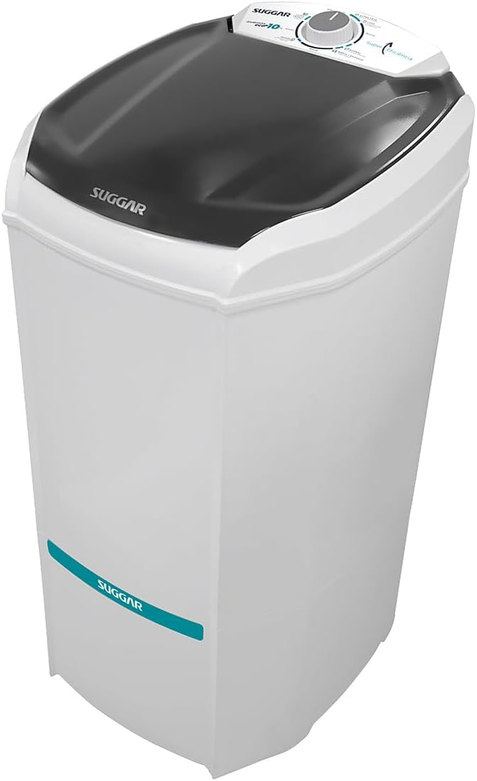SUGGAR LAVADORA DE ROUPAS LAVAMAX ECO 10KG 220V BRANCA LE1022BR