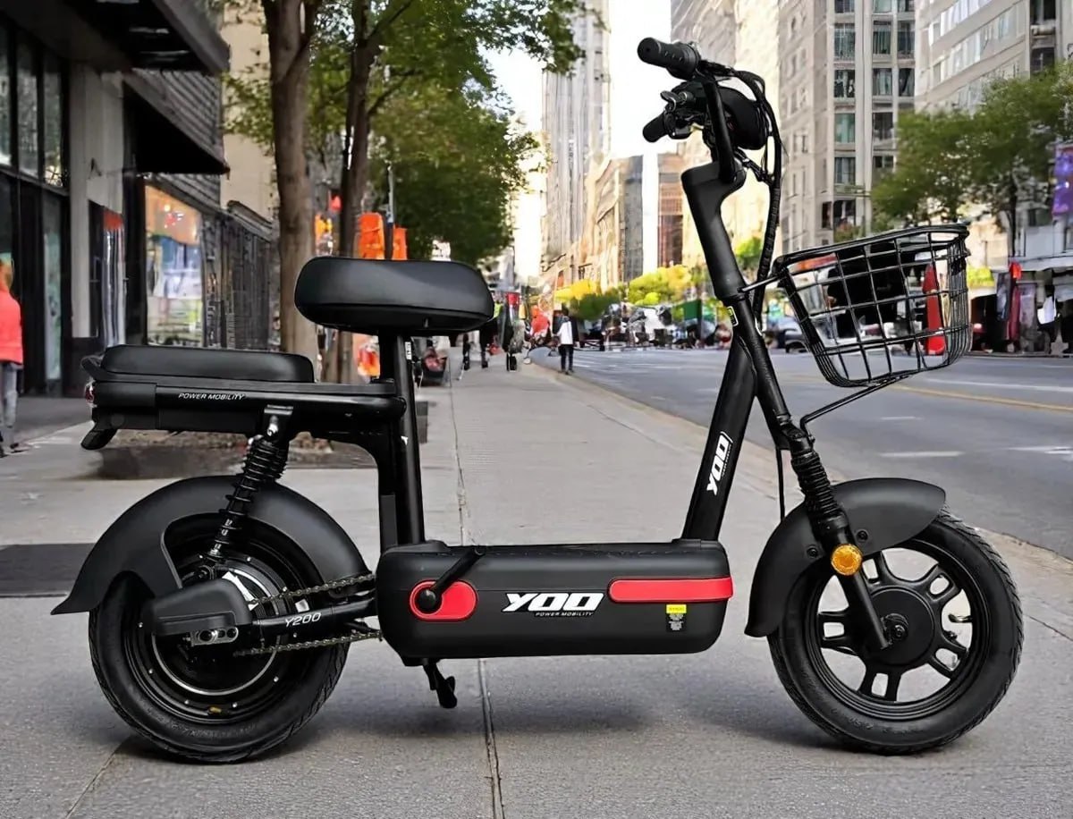 Bicicleta Elétrica Yoo Mobility Y-200 350w Farol Led Scooter