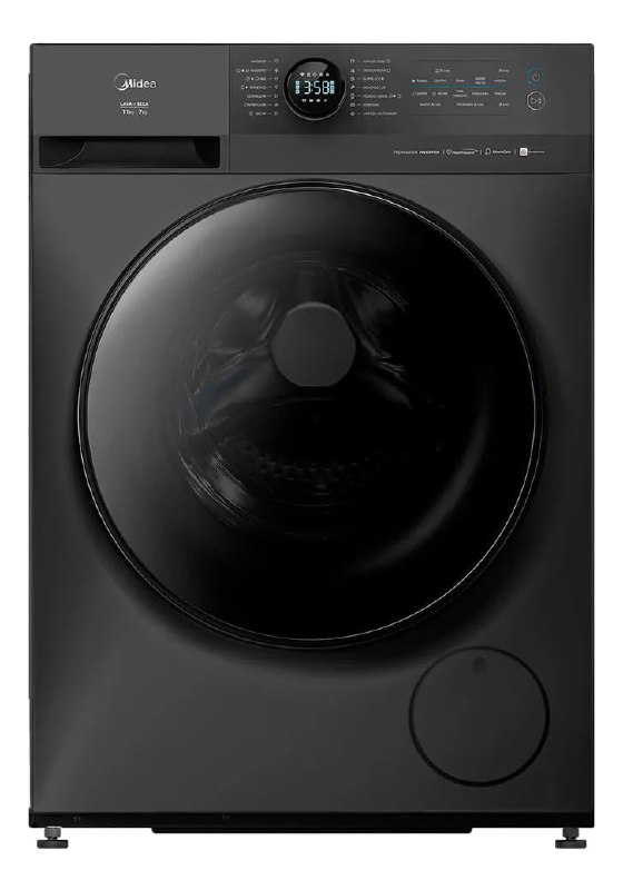 Lava E Seca 11kg Titanium Slim Conectada Midea Cinza-escuro