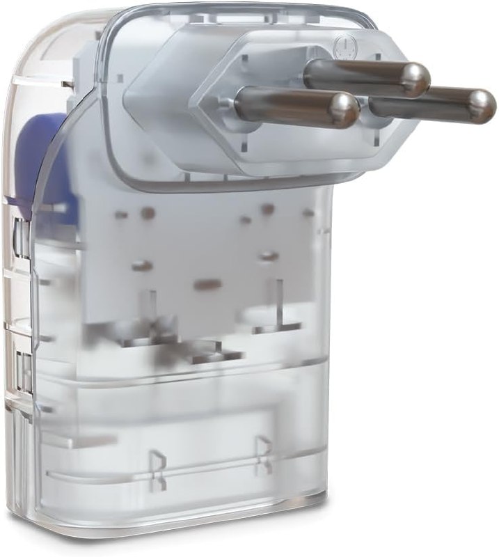 Protetor Contra Surtos Elétricos (DPS) CLAMPER 127 220V, 10 Amperes, 3 Pinos, para PC, PS5, Xbox, Smartphone, Monitor, Impressora, etc - iCLAMPER Pocket Fit 3P 10A Transparente LCF, Bivolt