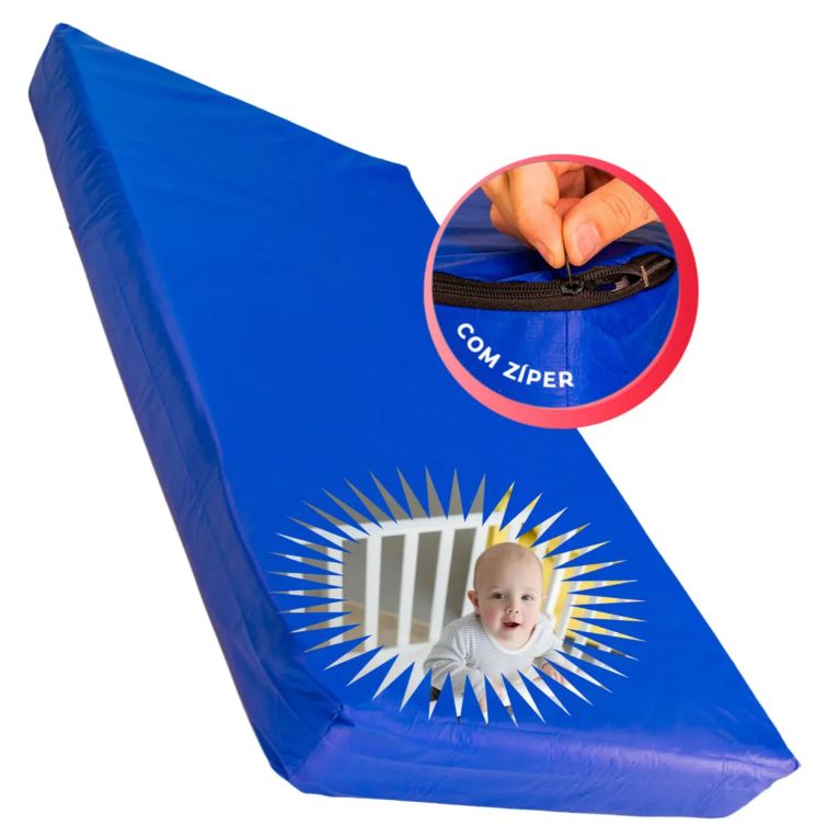 Capa Protetora Colchão Impermeável Anti Xixi Ziper Berço Top e Capa para colchão Queen