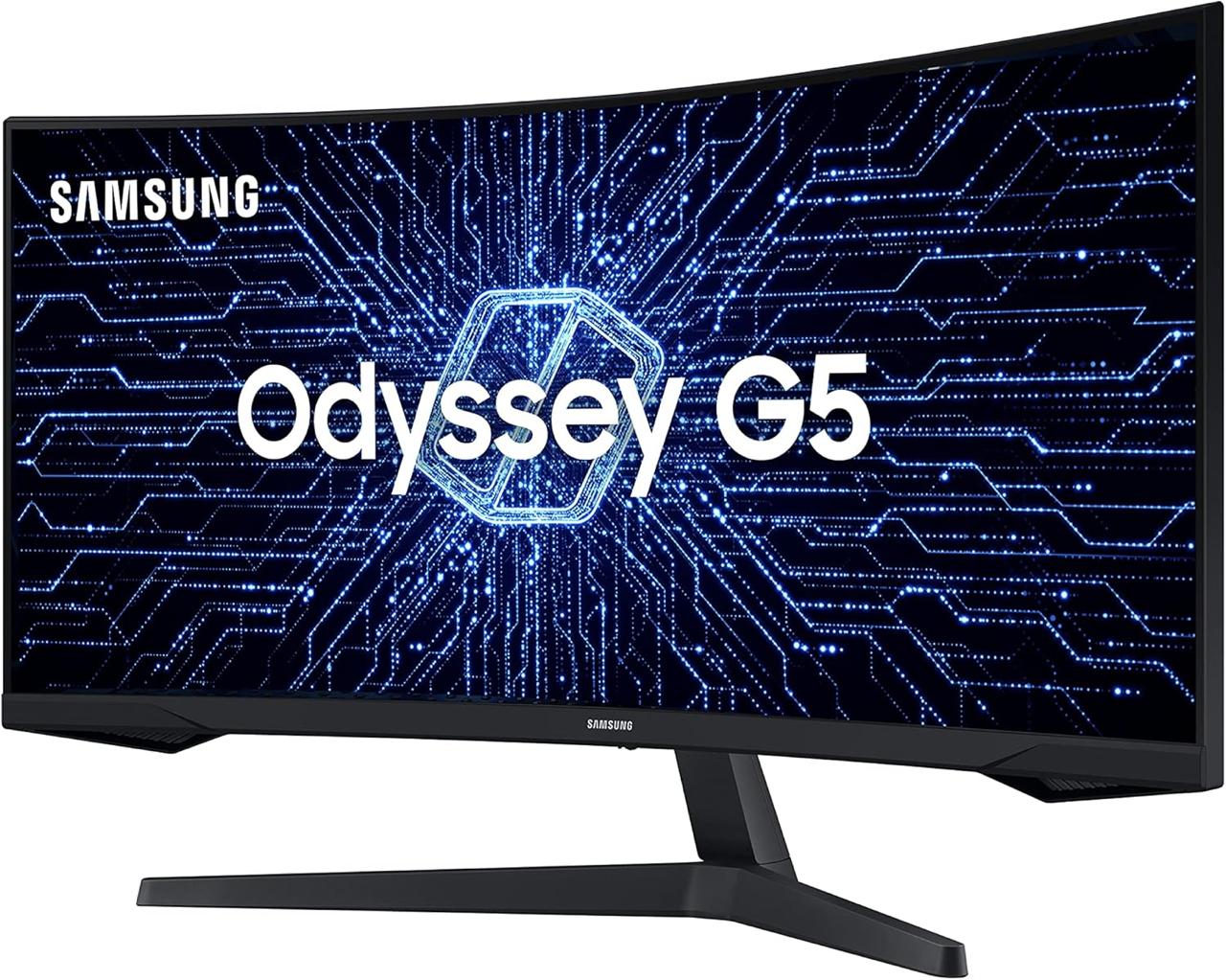 Monitor Gamer Curvo Samsung Odyssey G5 34" Ultra WQHD 165Hz