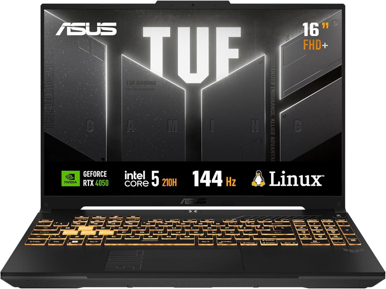 Notebook ASUS TUF Gaming F16 RTX 4050 512GB SSD