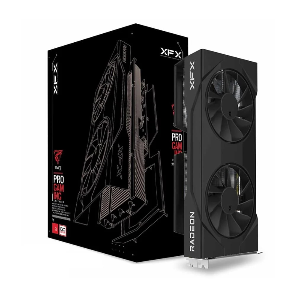Placa de Vídeo XFX RX 9060 XT OC Gaming AMD Radeon, 16GB