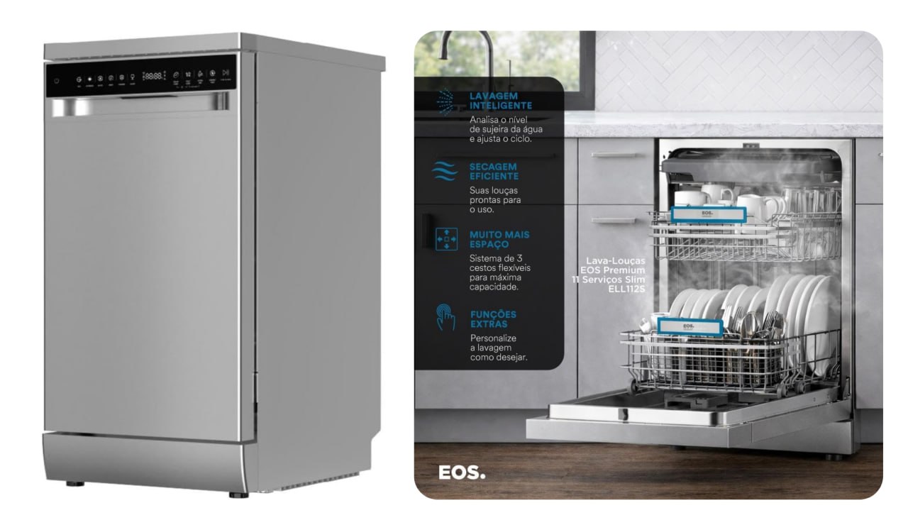 Lava-louças Eos Premium 11 Serviços