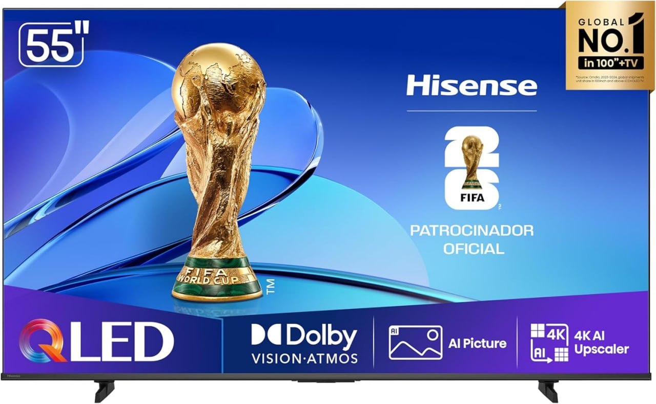 Smart TV UHD 4K QLED 55" Polegadas 55Q6QV Hisense