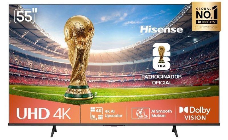 Smart TV Hisense 55A6NV 55" 4K Dolby Vision HDR10