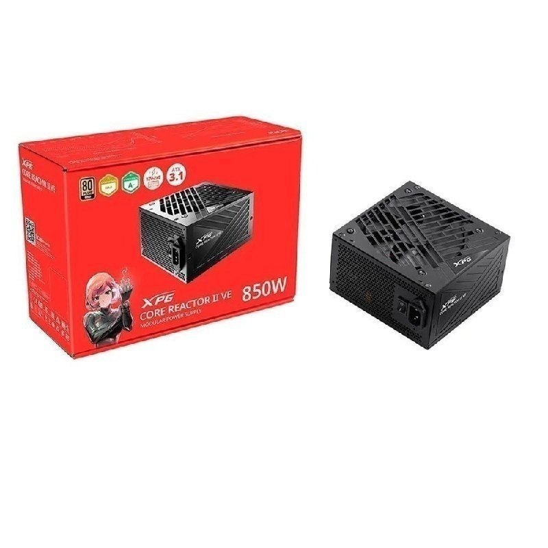 Fonte XPG Core Reactor II VE, 850W, 80 Plus Gold, Modular