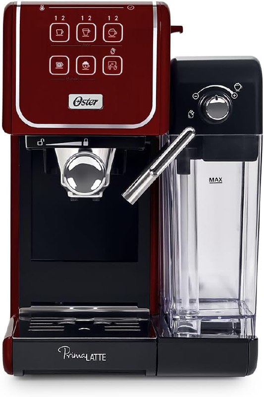 Cafeteira Espresso Oster PrimaLatte Touch Red 220V