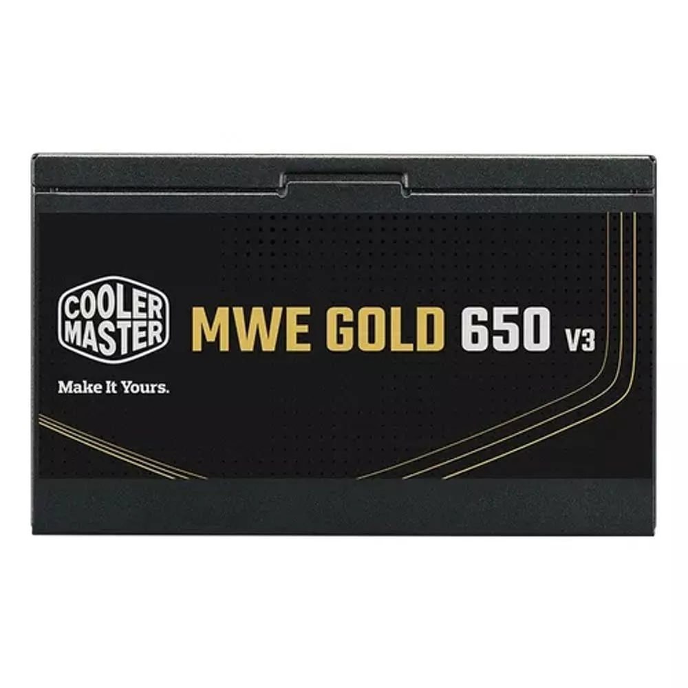 Fonte Cooler Master ATX 3.1 650W MWE Gold 650 V3 80 Plus Gold