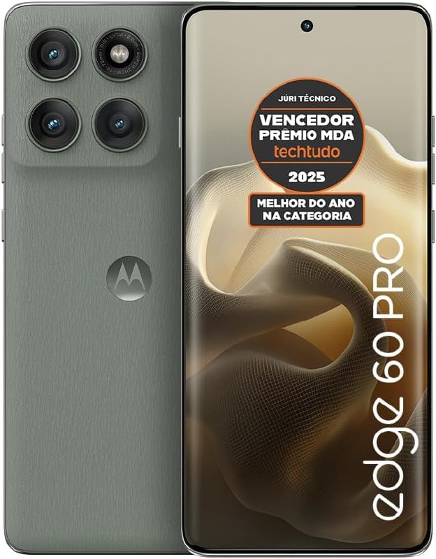 Motorola Edge 60 PRO 5G (512GB, 24GB RAM, Câmera 50MP Sony) - Cinza