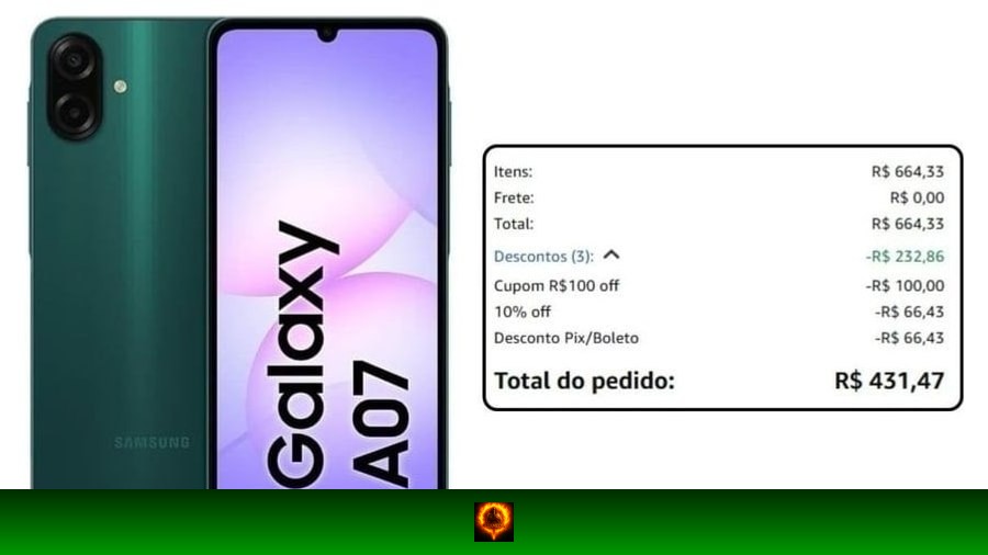 Samsung Galaxy A07 128GB 4GB Verde