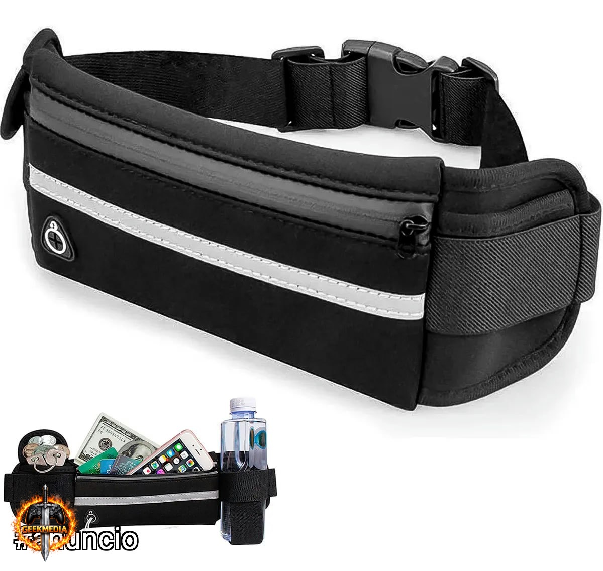 Pochete Estocasa Slim Impermeável para Corrida e Exercícios