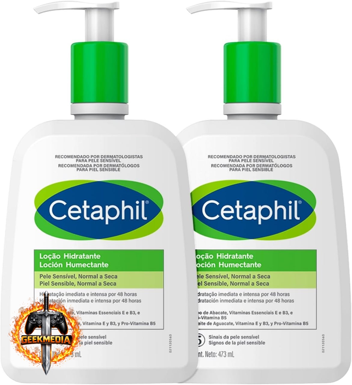 Kit Cetaphil Loção Hidratante Corporal e Facial - 2 Unidades