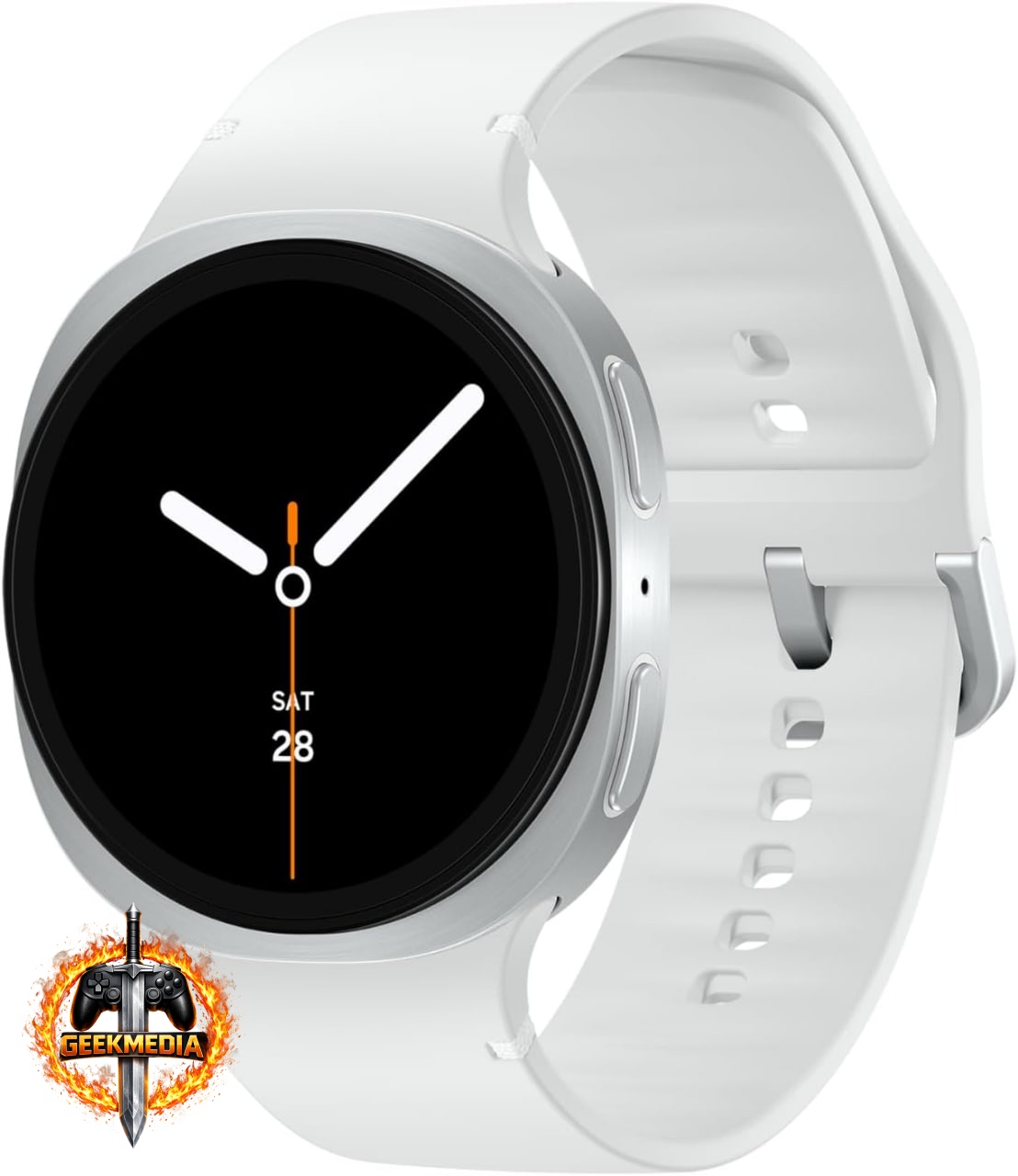 Samsung Galaxy Watch8 Smartwatch 40mm - Bluetooth Galaxy AI - Prata