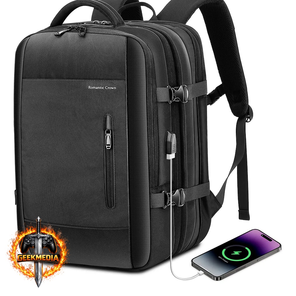 Mochila Executiva de Viagem Grande para Notebook Unissex