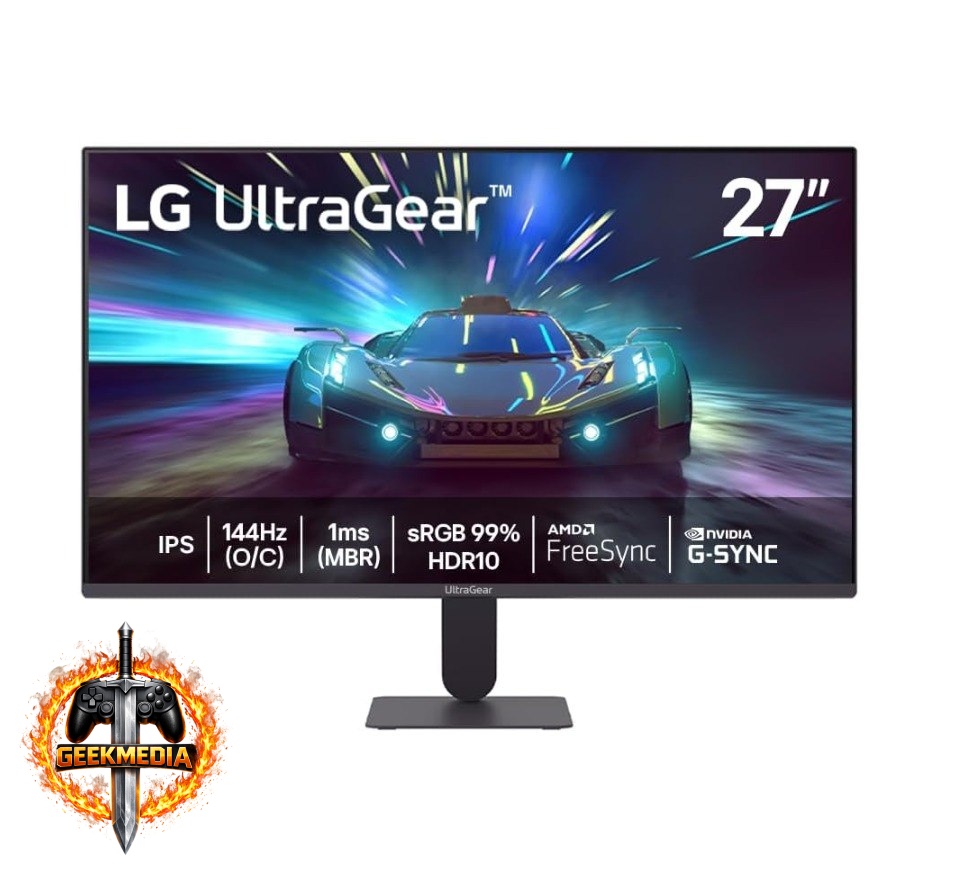 Monitor Gamer LG UltraGear 27 polegadas Full HD 144Hz