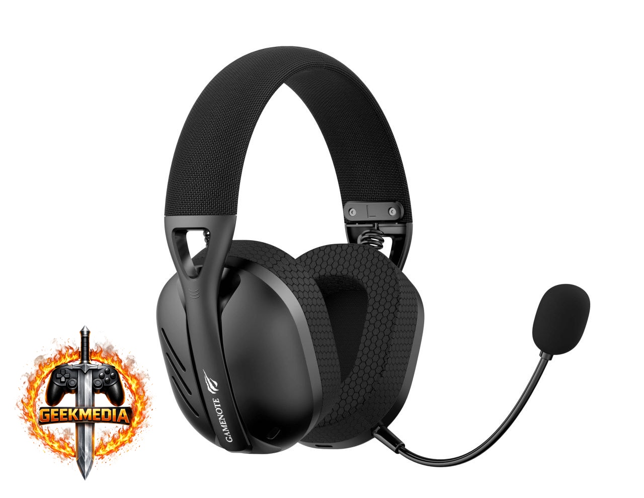 Headset Gamer Havit Fuxi-H3 Black (Com Fio e Sem Fio)