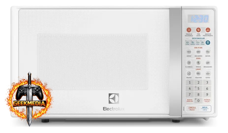 Micro-ondas Electrolux MTO30 20L Branco com Funções Tira Odor e Descongelar